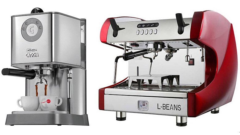 Semi-automatic coffee machines