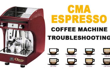 CMA espresso coffee machine troubleshooting