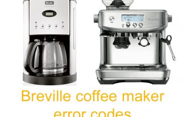 Breville coffee maker error codes