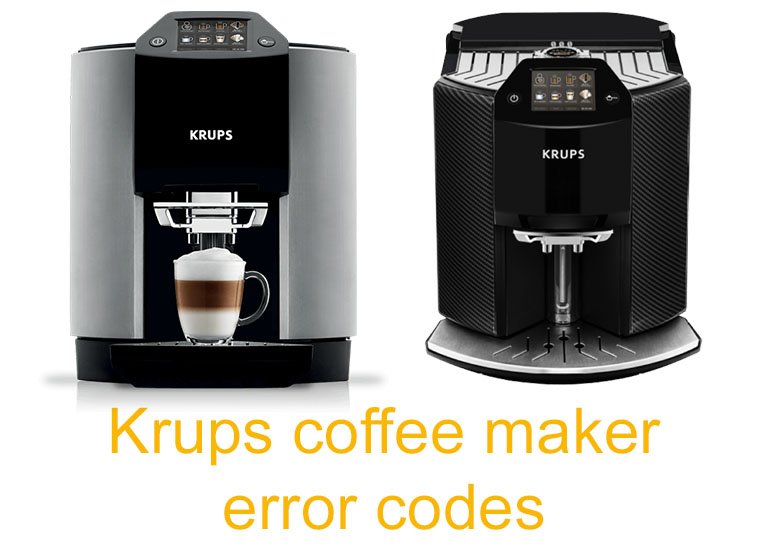 Krups coffee maker error codes